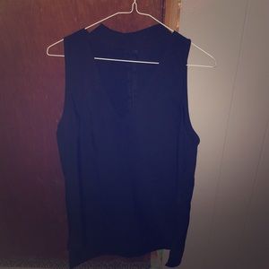 Party shirt with choker.